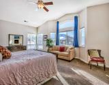Master Bedroom with View of Mt. Tallac
