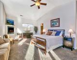 Master Bedroom with Fireplace
