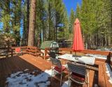 Back Deck with Dining Area and Grill
