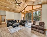 Vaulted Ceilings and Floor to Ceiling Wooded Views