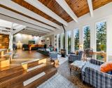 Classic Tahoe Architecture with a Wall of Windows and Gorgeous Wood Ceilings