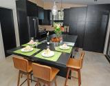 Open Kitchen and Counter Dining