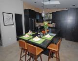 Stylish Counter Dining for Four