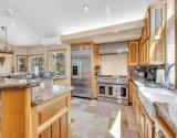 Custom Kitchen with Stainless Appliances