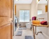 Bathroom with Laundry (Shared Upstairs)